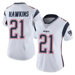 Nike Jaylinn Hawkins New England Patriots Women's Limited White Vapor Untouchable Jersey