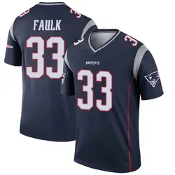 Nike Kevin Faulk New England Patriots Men's Legend Navy Jersey