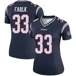 Nike Kevin Faulk New England Patriots Women's Legend Navy Jersey