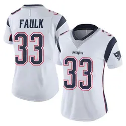 Nike Kevin Faulk New England Patriots Women's Limited White Vapor Untouchable Jersey