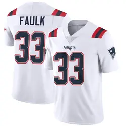 Nike Kevin Faulk New England Patriots Youth Limited White Vapor Untouchable Jersey