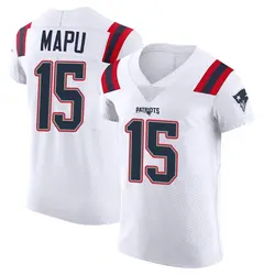 Nike Marte Mapu New England Patriots Men's Elite White Vapor Untouchable Jersey