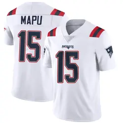 Nike Marte Mapu New England Patriots Men's Limited White Vapor Untouchable Jersey