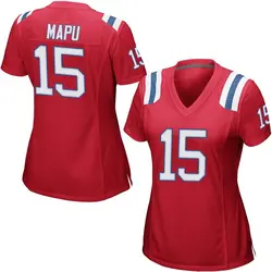 Nike Marte Mapu New England Patriots Women's Game Red Alternate Jersey