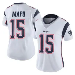 Nike Marte Mapu New England Patriots Women's Limited White Vapor Untouchable Jersey