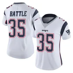 Nike Miles Battle New England Patriots Women's Limited White Vapor Untouchable Jersey