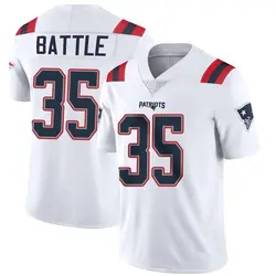 Nike Miles Battle New England Patriots Youth Limited White Vapor Untouchable Jersey