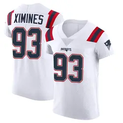 Nike Oshane Ximines New England Patriots Men's Elite White Vapor Untouchable Jersey