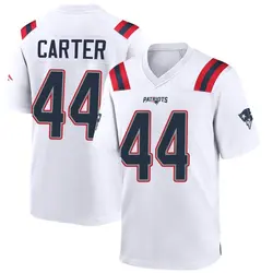 Nike Ron'Dell Carter New England Patriots Men's Game White Jersey