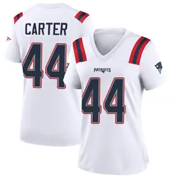 Nike Ron'Dell Carter New England Patriots Women's Game White Jersey