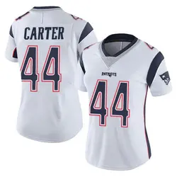 Nike Ron'Dell Carter New England Patriots Women's Limited White Vapor Untouchable Jersey