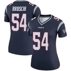 Nike Tedy Bruschi New England Patriots Women's Legend Navy Jersey