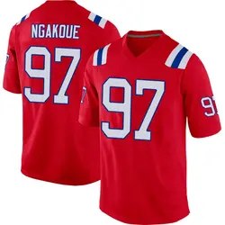 Nike Yannick Ngakoue New England Patriots Men's Game Red Alternate Jersey