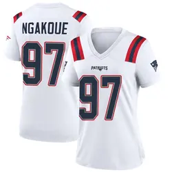 Nike Yannick Ngakoue New England Patriots Women's Game White Jersey